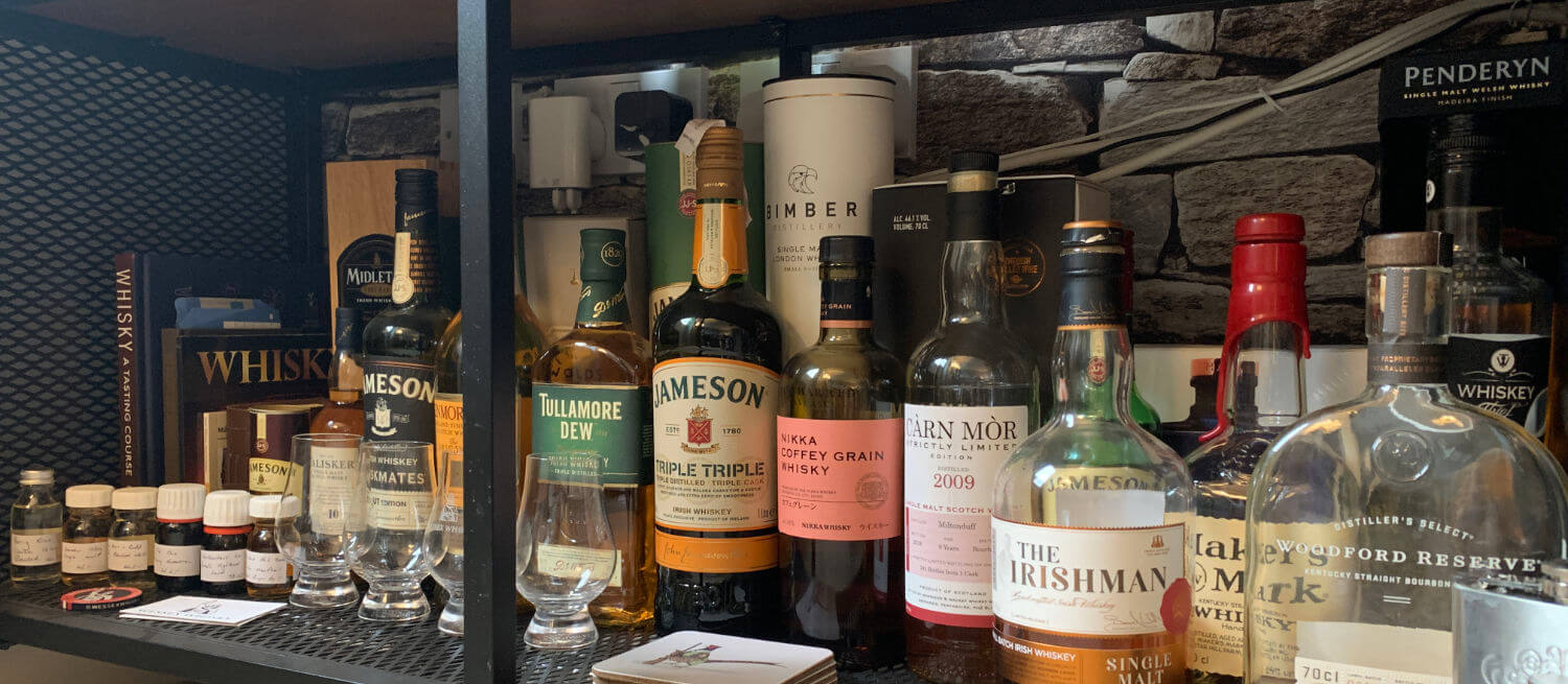 Whisky collection as of Jan 2020